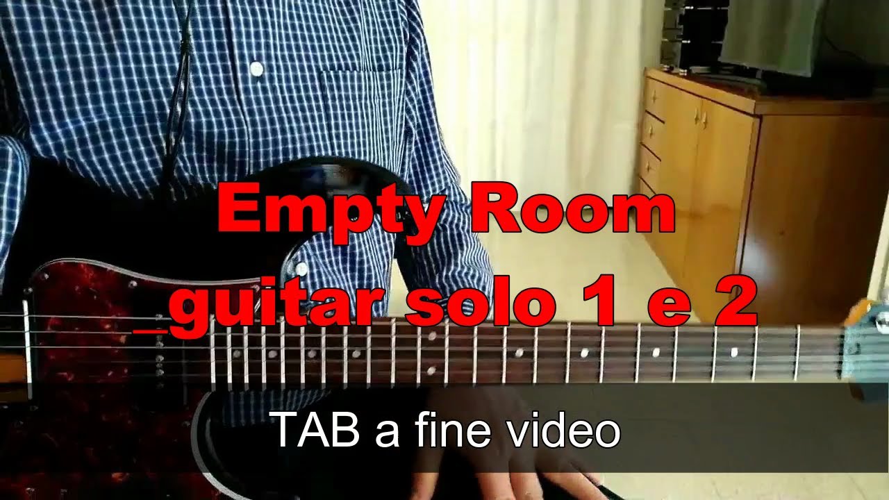 Empty Room guitar solo 1 e 2 (Gary Moore)