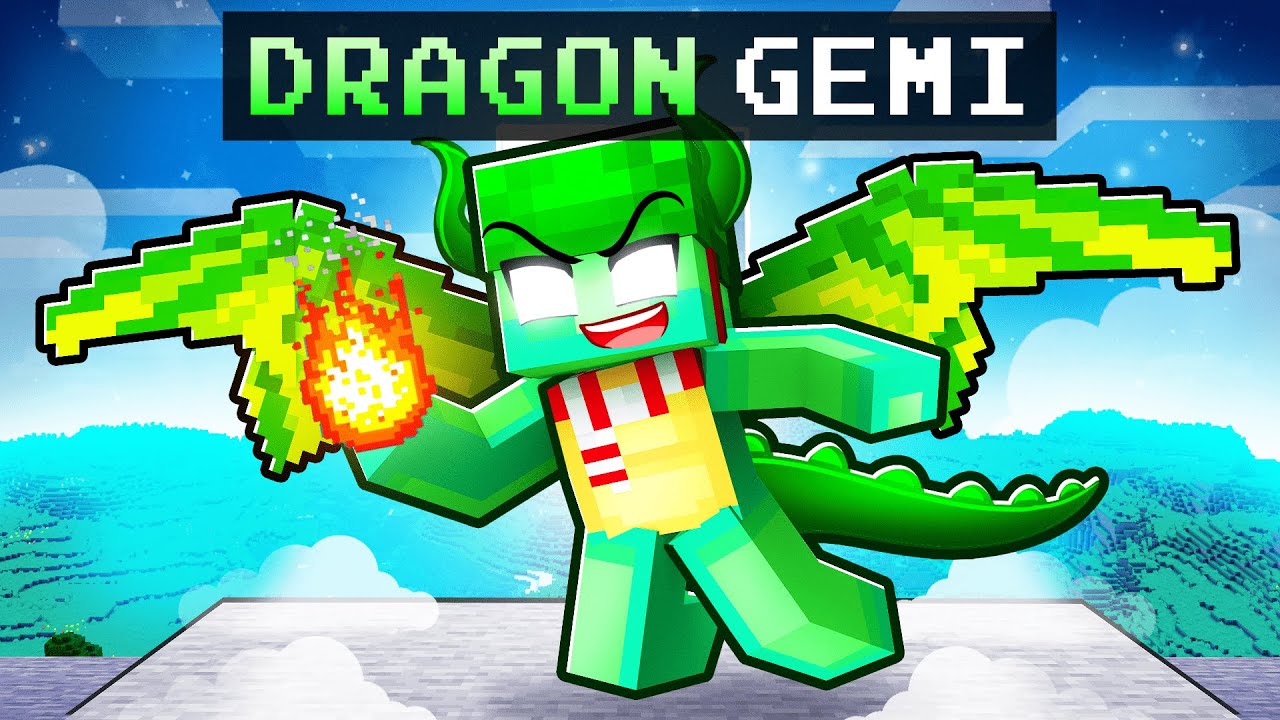 Se transformer en DRAGON GEMI sur Minecraft !