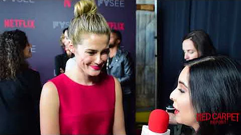 Rachael Taylor interviewed at the Jessica Jones Ne...