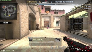 CSGO 1V4 Clutch with Tec9 on Mirage!