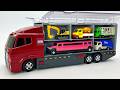 トミカ☆はたらくくるま大集合!コンボイ収納&走らせてみた☆Tomica Working Vehicles Collection Run Challenge