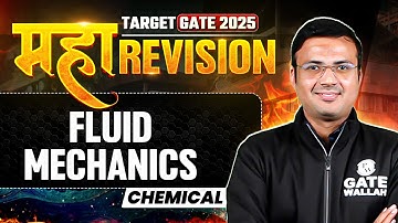 Fluid Mechanics One Shot | Chemical Engineering Maha Revision | Target GATE 2025