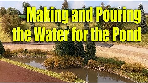 Making Water For My HO Train Layout Pond With Envirotex!