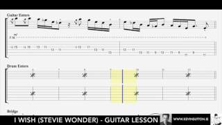 I WISH - STEVIE WONDER - GUITAR LESSON