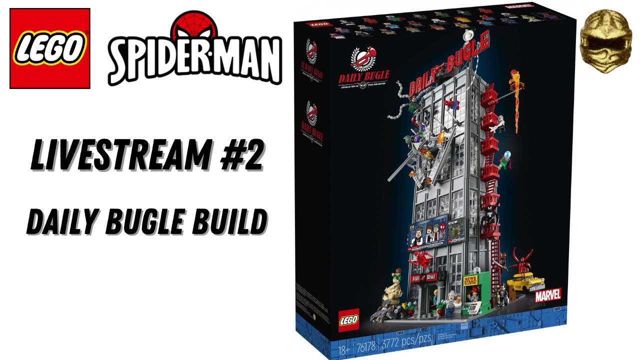 LEGO Livestream 2 Daily Bugle Build! YouTube