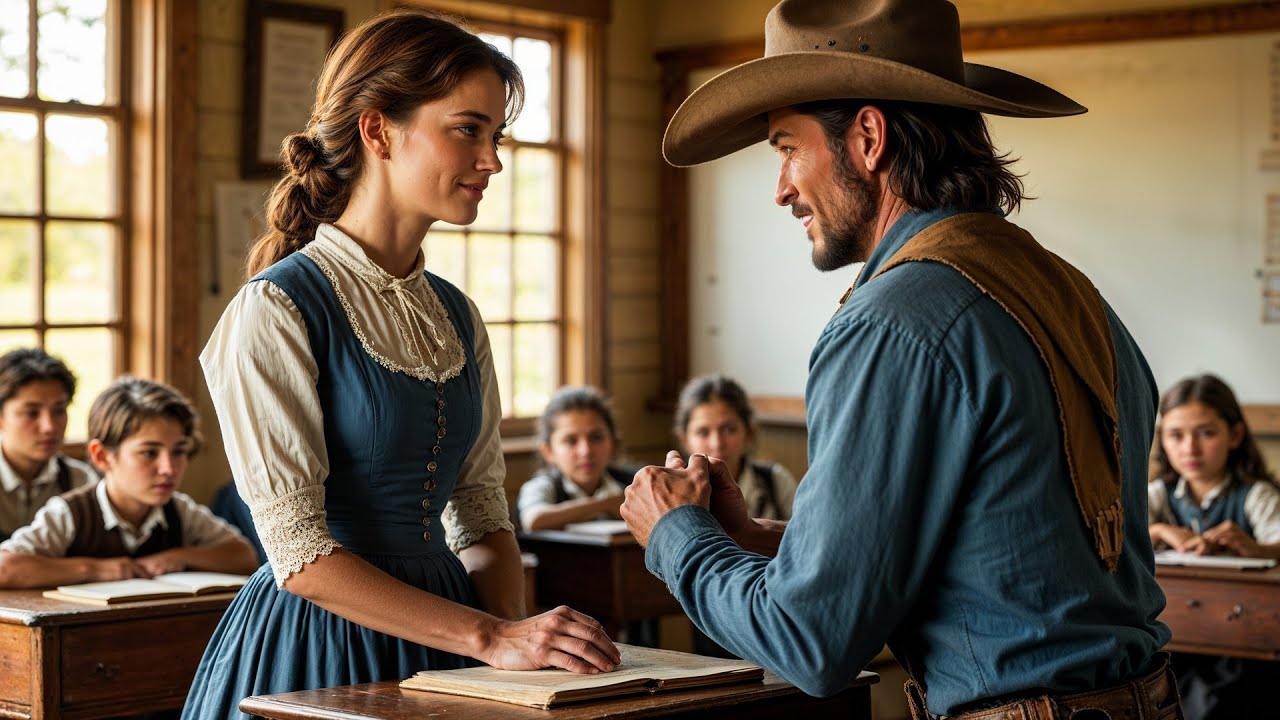 The Schoolteacher Was Dismissed For Being Unwed, A Cowboy Proposed At Her Desk The Same Hour