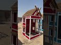 قفص طيور خارجي بتصميم الطاحونة الريفية قفص طيور خارجي بتصميم الطاحونة الريفية