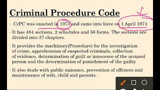 Difference between IPC and CrPC | Indian Penal Code and Criminal Procedure Code Difference