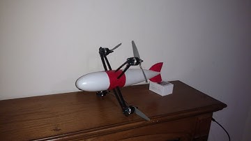 Testing a vertical stabilizer for the streamliner.