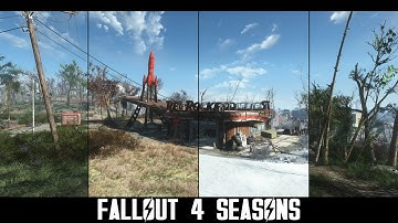 Fallout 4 Mods: Fallout 4 Seasons - Grass - Trees - Plants - Snow