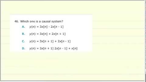 Signals and Systems Midterm Review