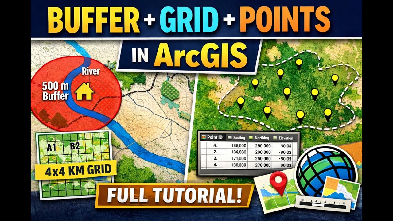 Fishnet Map Unity ArcGIS Buffer, Fishnet Grid & Point Creation with Interactive Map ...