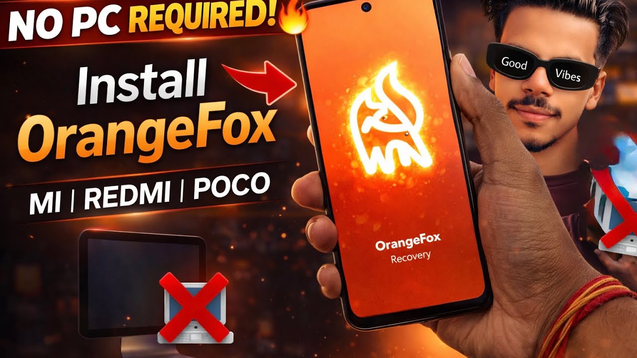 No PC! Install OrangeFox Recovery on Any Xiaomi Redmi Poco Device (2026 Method) 🔥🔥