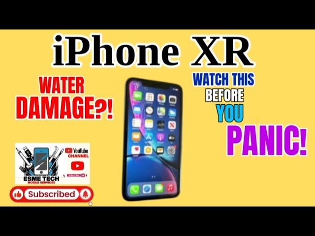 How to Repair Water Damage iPhone || iPhone XR Water Damage Repair