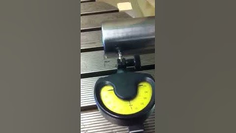Spindle Run Out with Test Bar