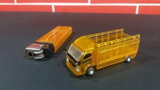 cara membuat miniatur dari korek gas | truk oleng