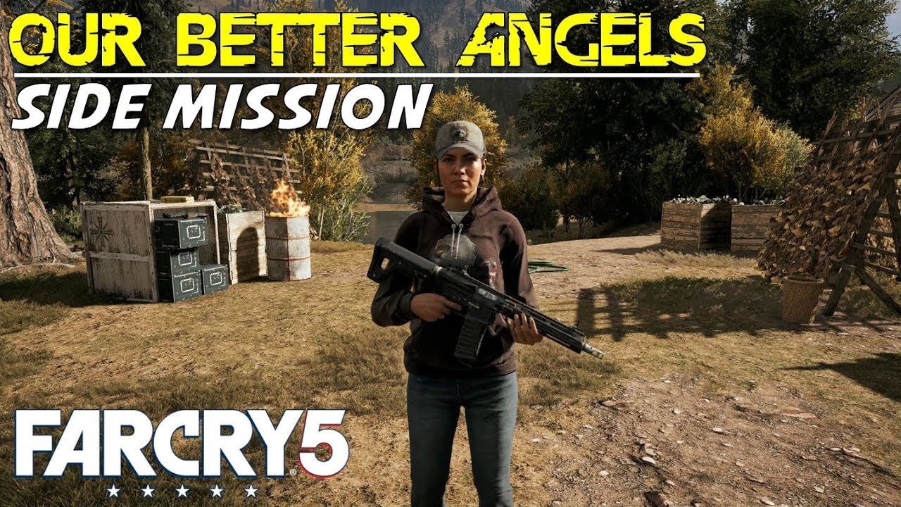 Our Better Angels (Find the Basement & Kill the Angels) - Nolan's Fly Shop  Side Mission | Far Cry 5 - YouTube