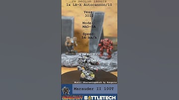#Battletech : Marauder II #Shorts #marauder