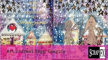 Scrap FX DT Project: Art Journal Page Image with Karen Yates