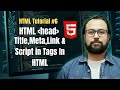 Title, Meta ,Link & script in html tags |Web Development|Tutorial for Beginners #html #coding #html