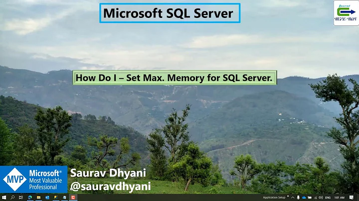 How Do I - Set Max  Memory for SQL Server