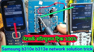 Samsung b310e network failed try again || Samsung b310e network crystal | b310 network problem
