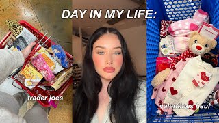 vlog: trader joes haul, package unboxing, lip combos &amp; ross valentines haul