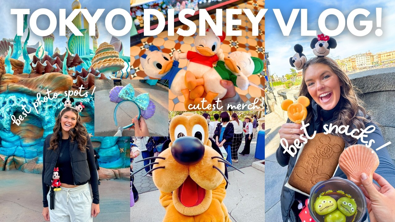 Видеоблог о поездке в Tokyo DisneySea + Disneyland 🇯🇵 | Лучшие аттракционы, знаменитые закуски и ...