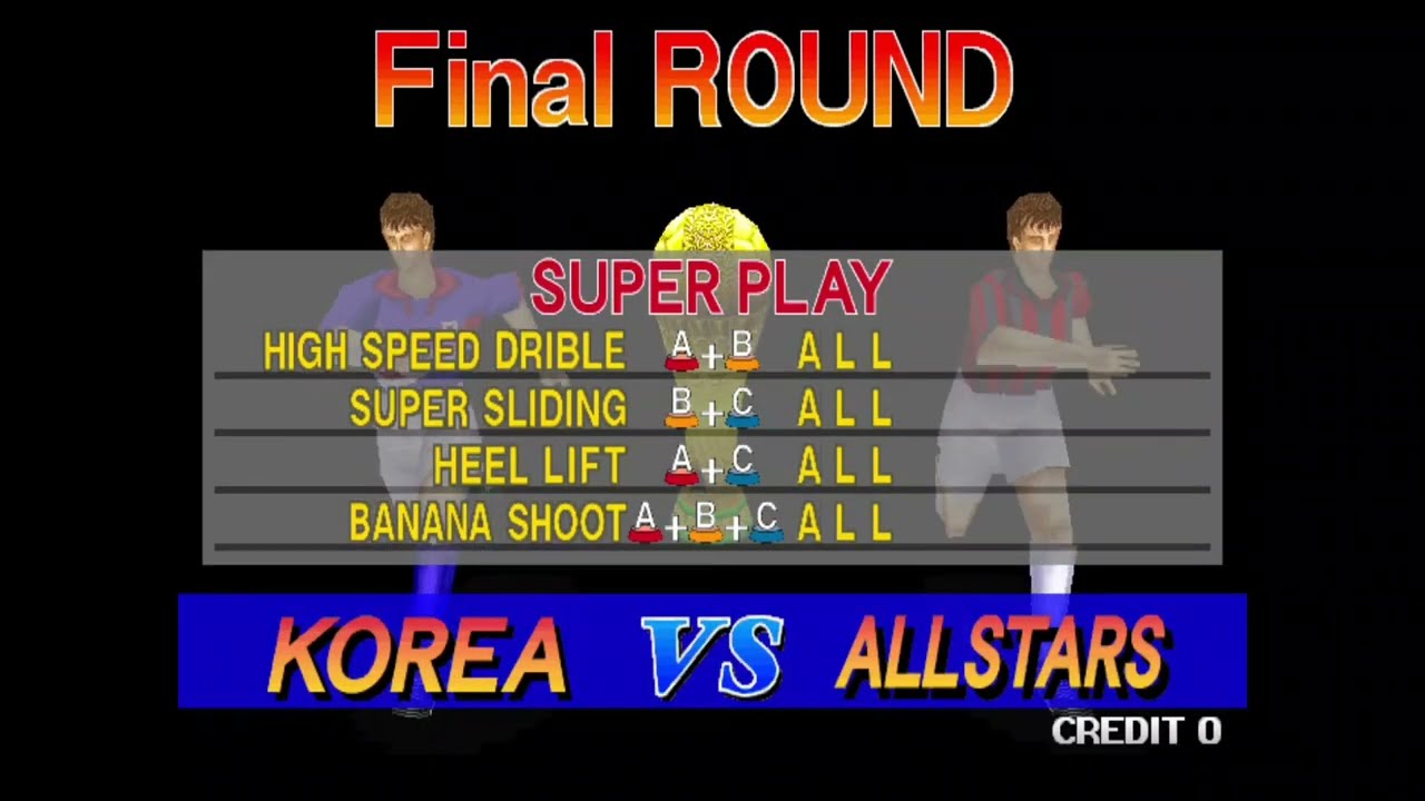 테크모 월드컵 98 Tecmo World Cup 98 대한민국 vs 올스타