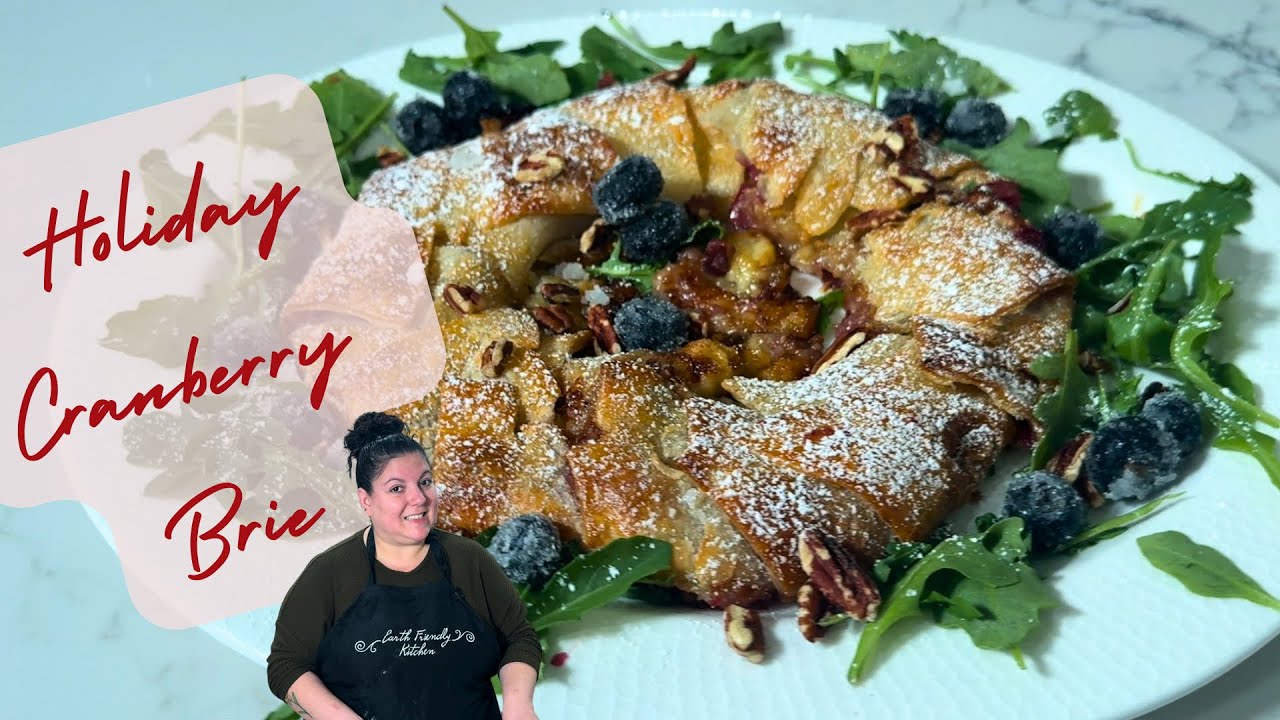 Puff Rib Ring Cranberry Brie Puff Pastry Ring - perfect for the holidays - YouTube