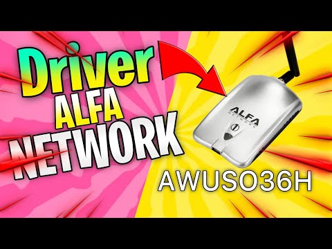 تحميل وتثبيت تعريف قطعة وايفاي الفا How To Install Driver de Antena Alfa AWUS036H windows 10 / 7