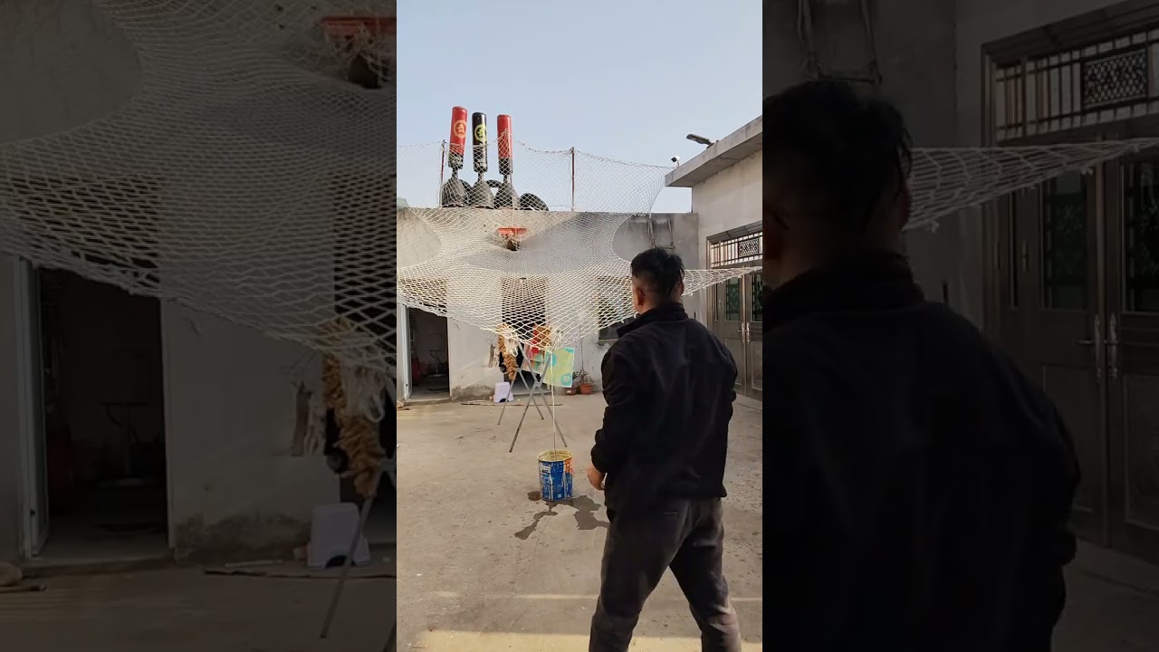 Basketball Rebel Hits Mom's Head! Hilarious Family Fun