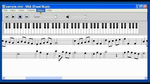 MidiSheetMusic-2.0 Demo