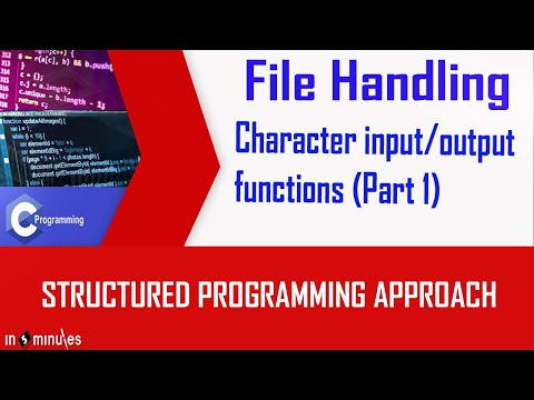 Module8_File Handling_Vid_5_Character input output functions (Part 1)