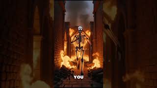 Would you react the Same? #skeleton #medival