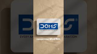 The Secret behind the Success of DOMS. #doms #successofdoms
