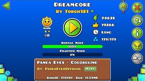 Geometry Dash: Dreamcore by Torch121 (EPIC hard)