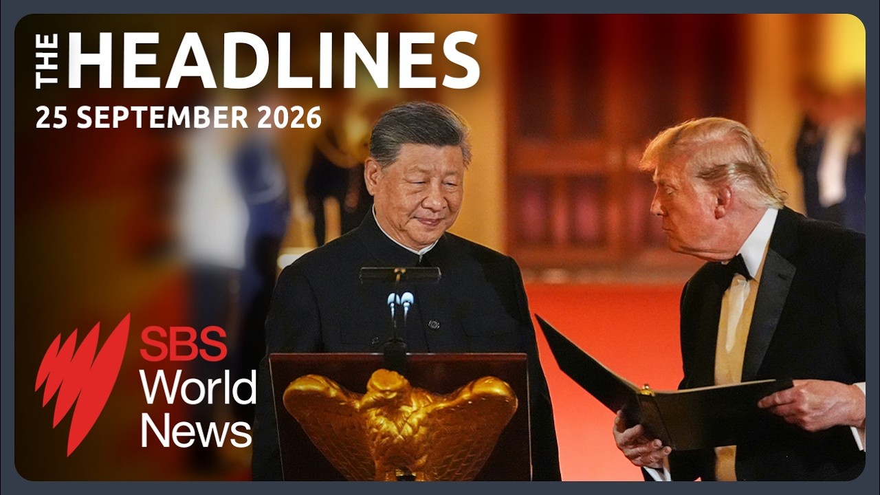 Trump and Xi hold talks at the White House | Mass walk out during Benjamin Netanyahu's UN speech