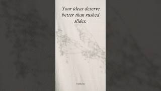 Your PPT Is Ruining Your Idea