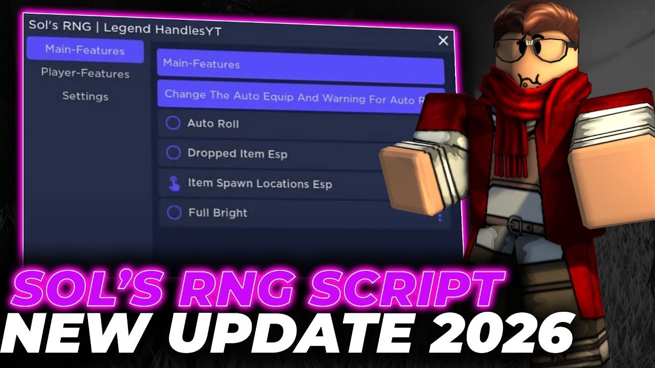 Sol's RNG Script | Roblox Sol's RNG Script | Auto Farm & Auto Roll, Get All Auras, AUTO CRAFT