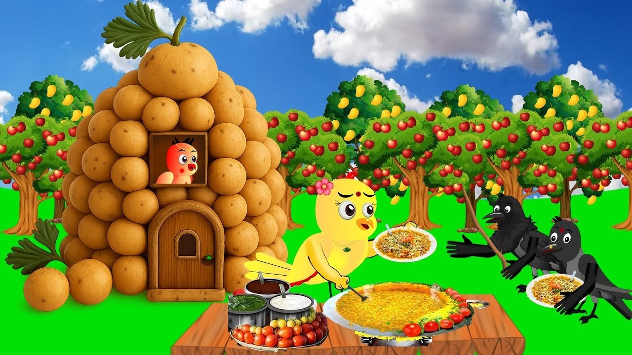 कार्टून | Birds Cartoon | Episode Rano | Chidiya Kauwa Wala Cartoon |Tuni Acchi Cartoon|Chichu TV