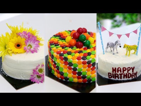 3 Ways to Transform Store Bought Cakes | EASY CAKE HACKS | Easy Cake Decorating hqdefault