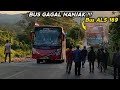 Penumpang Terpaksa Turun !!! Bus Gagal Nanjak Tanjakan Ekstrim