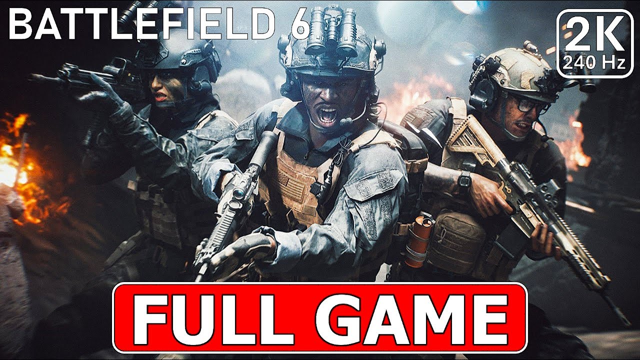 BATTLEFIELD  6  |  FULL GAME - HARDCORE - NO MUSIC - NO HUD - 2K at 240Hz