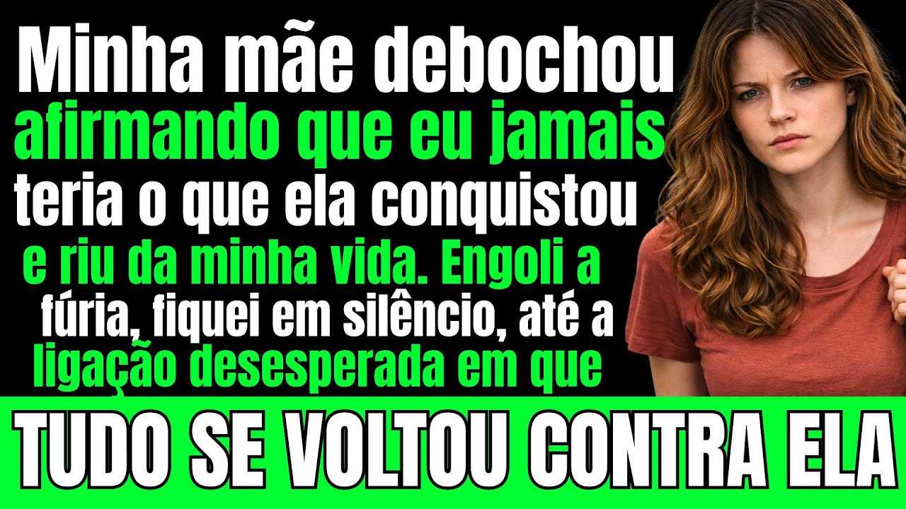 Minha mãe debochou dizendo que eu nunca teria nada — até a ligação desesperada