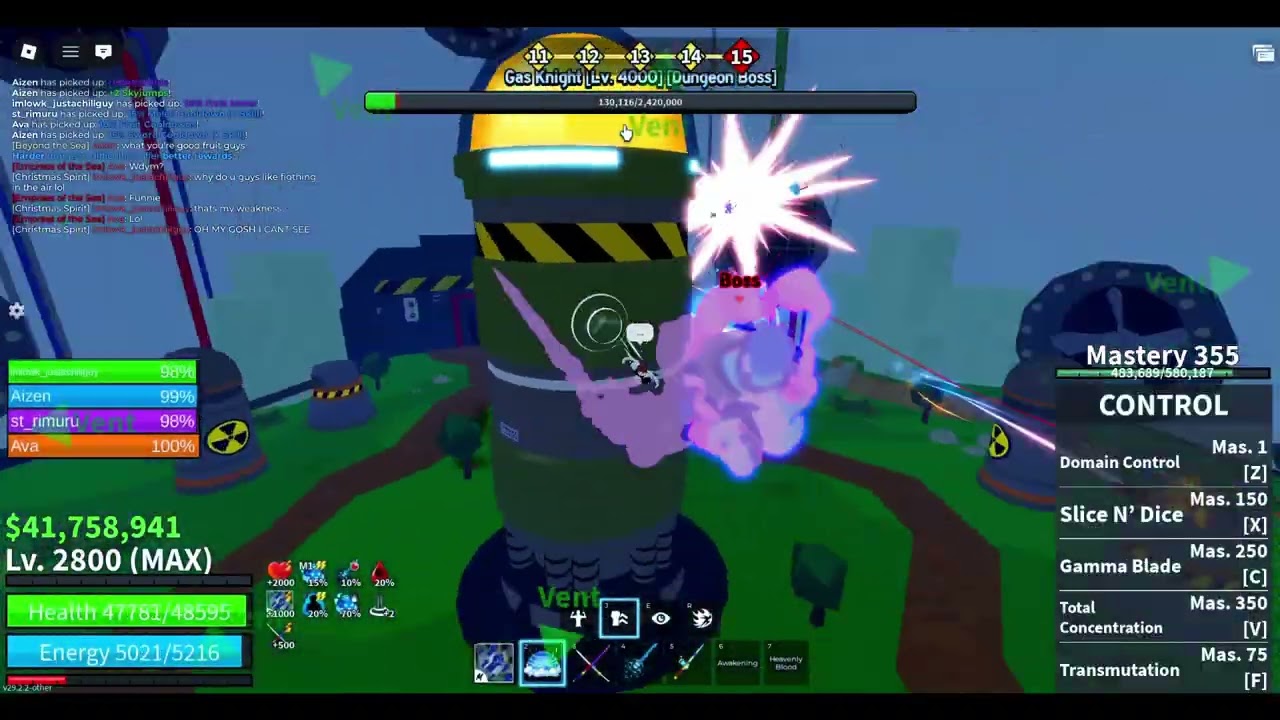 blox fruits dungeons but theres a BIG upgrade for my edits