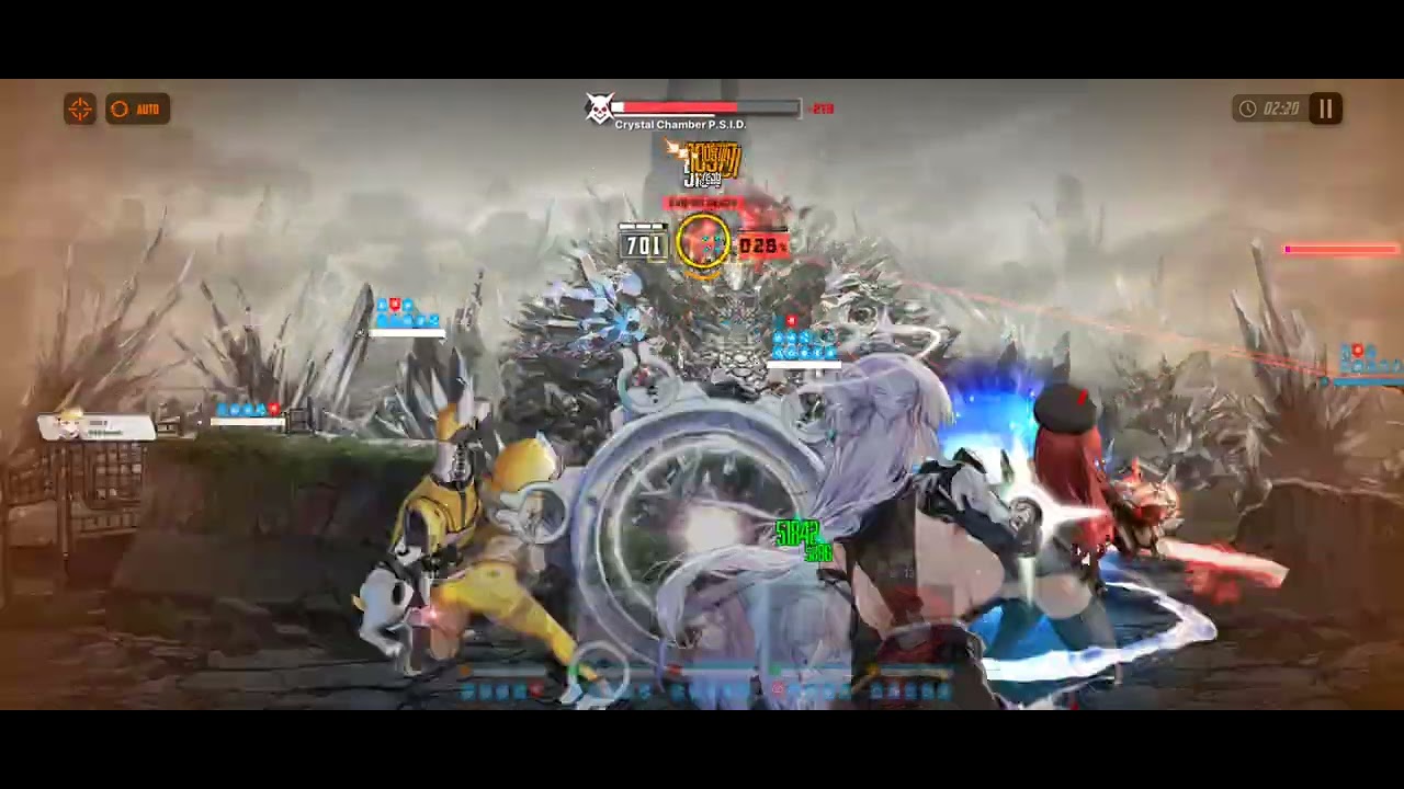 Nikke chapter 28-40 Boss: Crystal Chamber - Normal