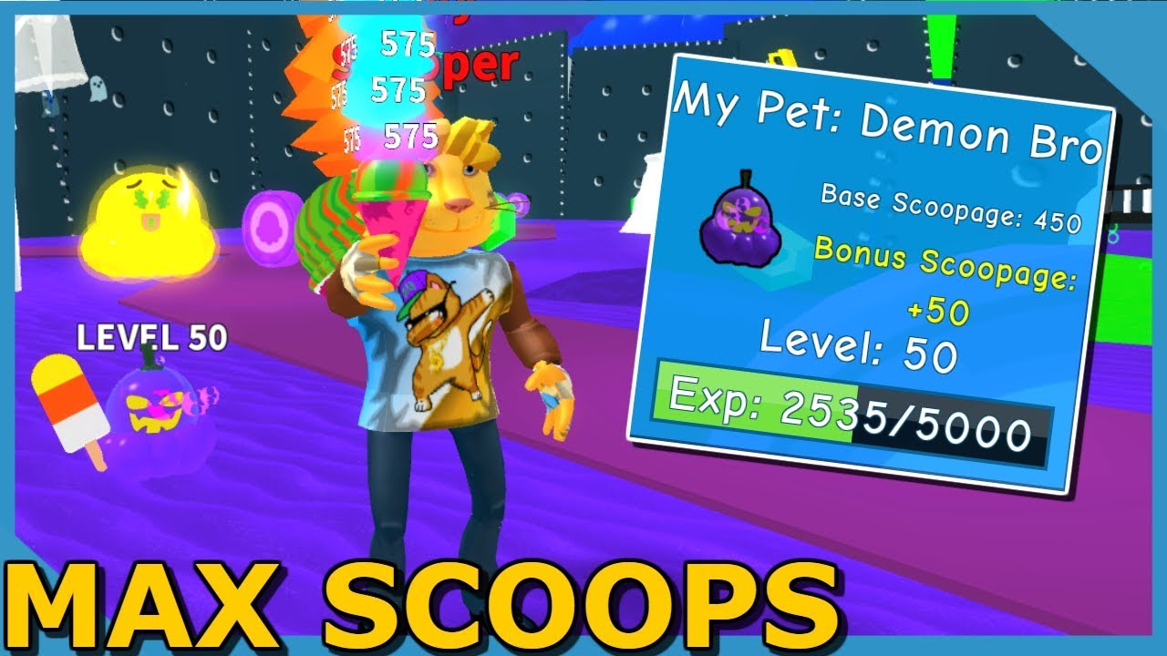 Highest Level Pet In Roblox Ice Cream Simulator Youtube - roblox ice cream simulator best player clip ready