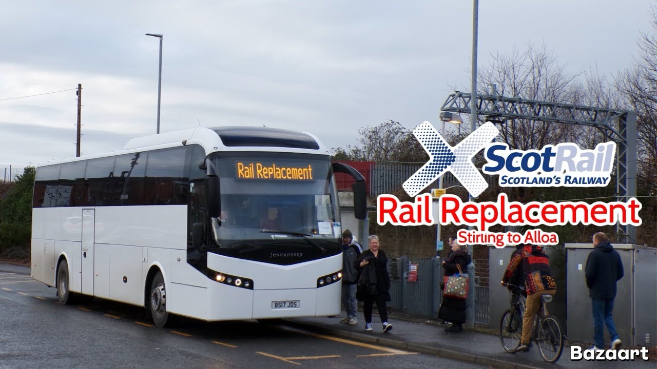 Scotrail Rail Replacement Stirling to Alloa • Jonckheere JHV2 BS17JDS