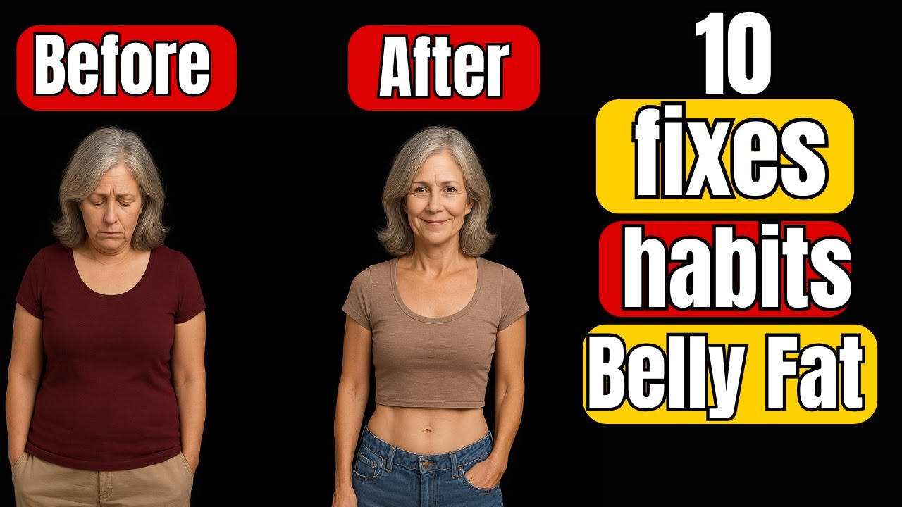 10 Habits That Melt Menopausal Belly Fat Without Dieting - YouTube